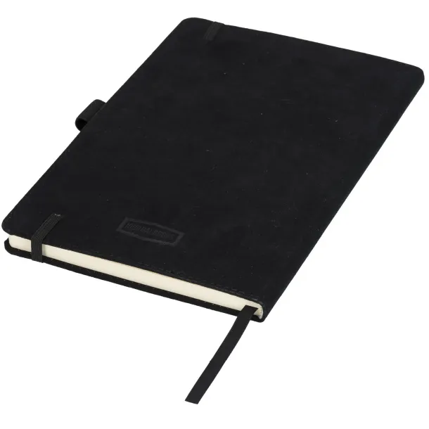 Carbony A5 suede notebook - JournalBooks Crna