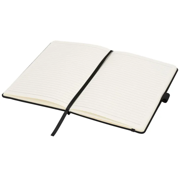 Carbony A5 suede notebook - JournalBooks Solid black