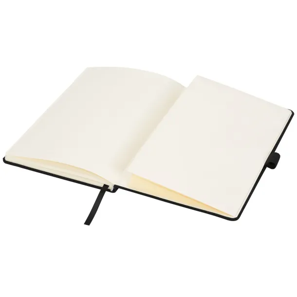 Carbony A5 suede notebook - JournalBooks Solid black