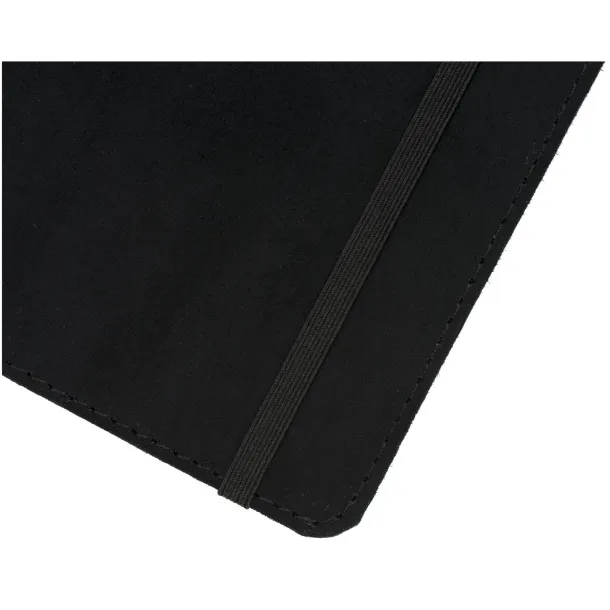 Carbony A5 suede notebook - JournalBooks Solid black