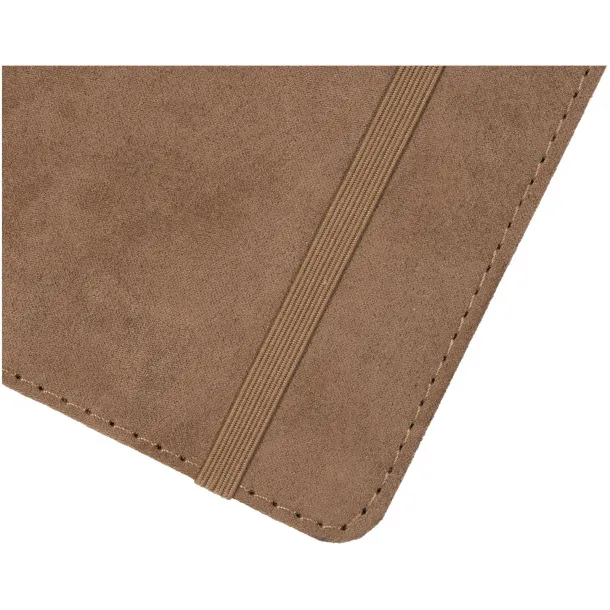 Carbony A5 suede notebook - JournalBooks Brown