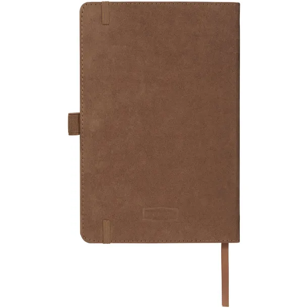 Carbony A5 suede notebook - JournalBooks Brown