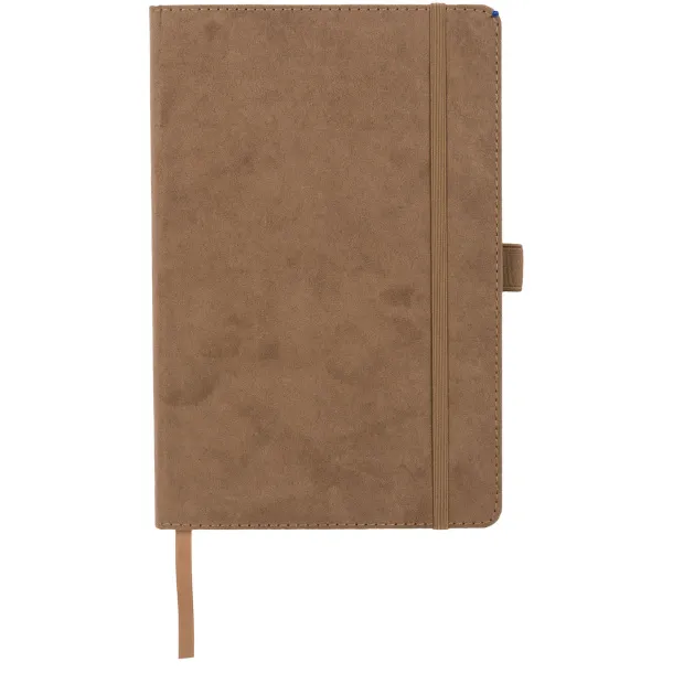 Carbony A5 suede notebook - JournalBooks Brown