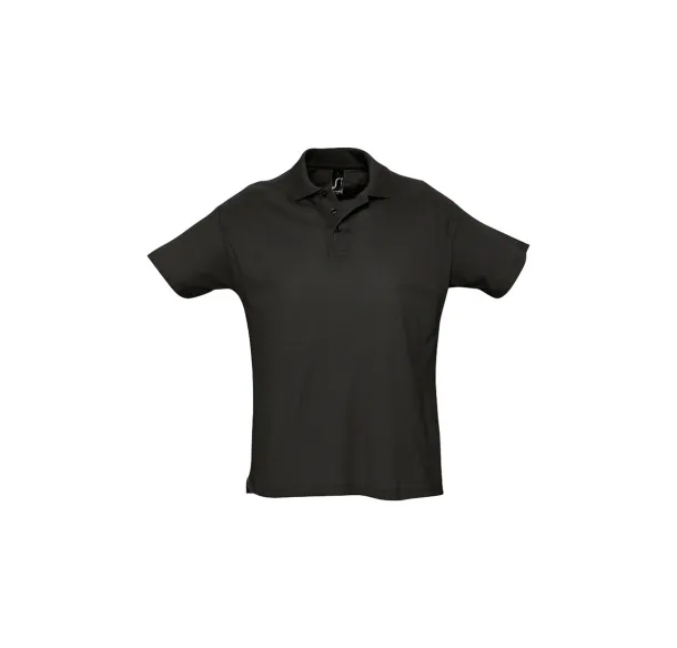 Summer II pique polo majica, 170 g/m² - Sols Crna