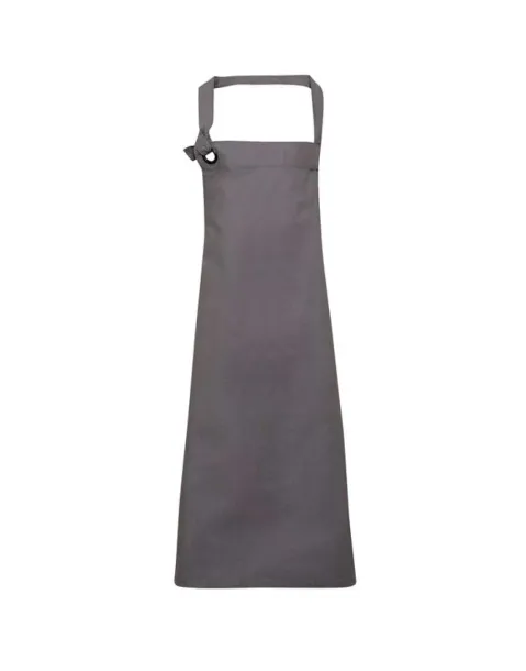  'CALIBRE' HEAVY COTTON CANVAS BIB APRON - Premier Tamno siva