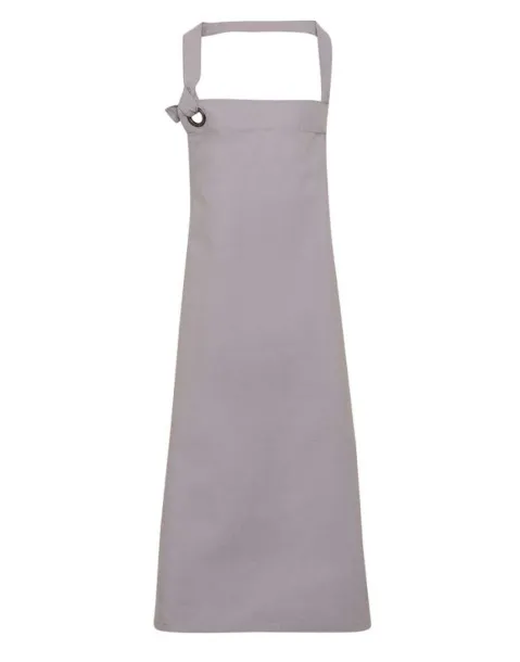  'CALIBRE' HEAVY COTTON CANVAS BIB APRON - Premier Silver