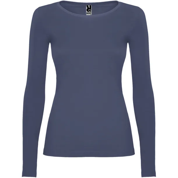Extreme long sleeve women's t-shirt - Roly Blue Denim