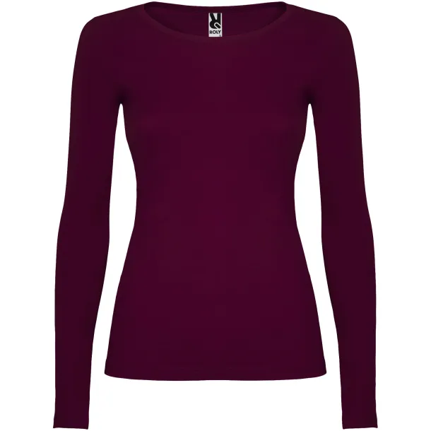 Extreme long sleeve women's t-shirt - Roly Garnet