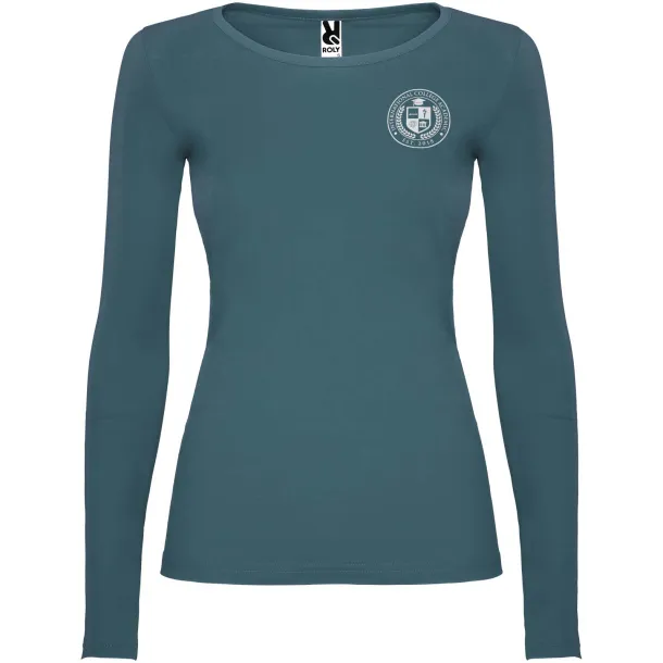 Extreme long sleeve women's t-shirt - Roly Storm blue