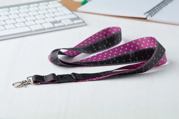 Subyard E custom sublimation lanyard White