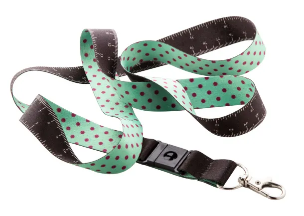 Subyard E custom sublimation lanyard White