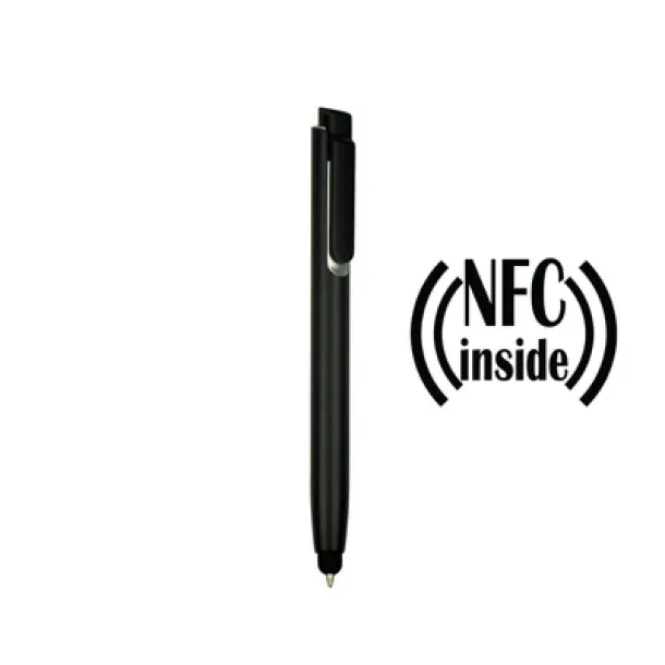  Ball pen with NFC chip, touch pen Crna