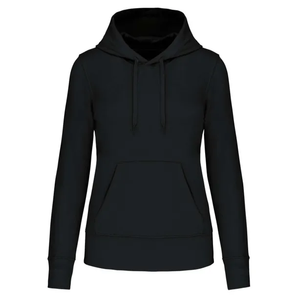  LADIES' ECO-FRIENDLY HOODED SWEATSHIRT - 280 g/m² - Kariban Black