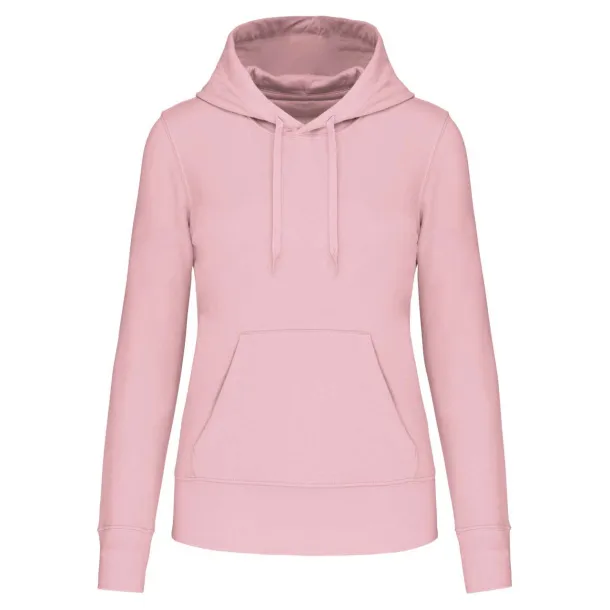  LADIES' ECO-FRIENDLY HOODED SWEATSHIRT - 280 g/m² - Kariban Pale Pink