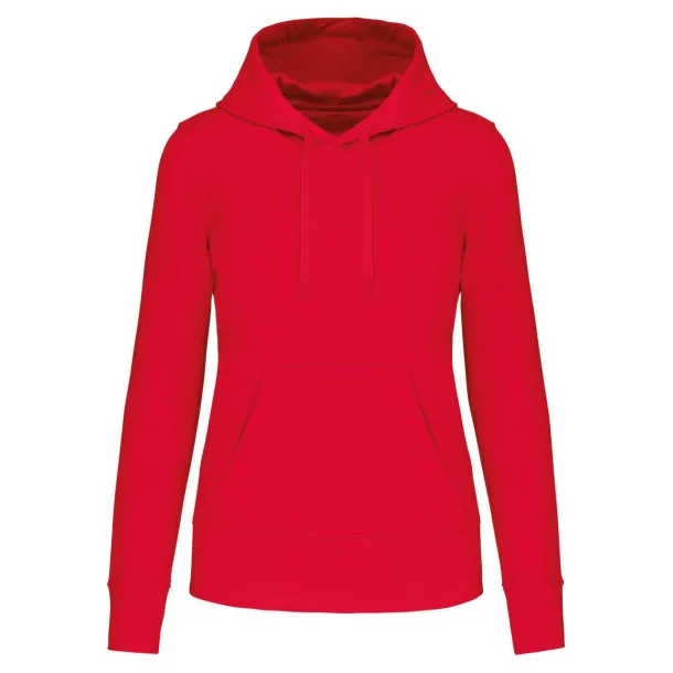  LADIES' ECO-FRIENDLY HOODED SWEATSHIRT - 280 g/m² - Kariban Red