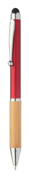 Bollys touch ballpoint pen Red