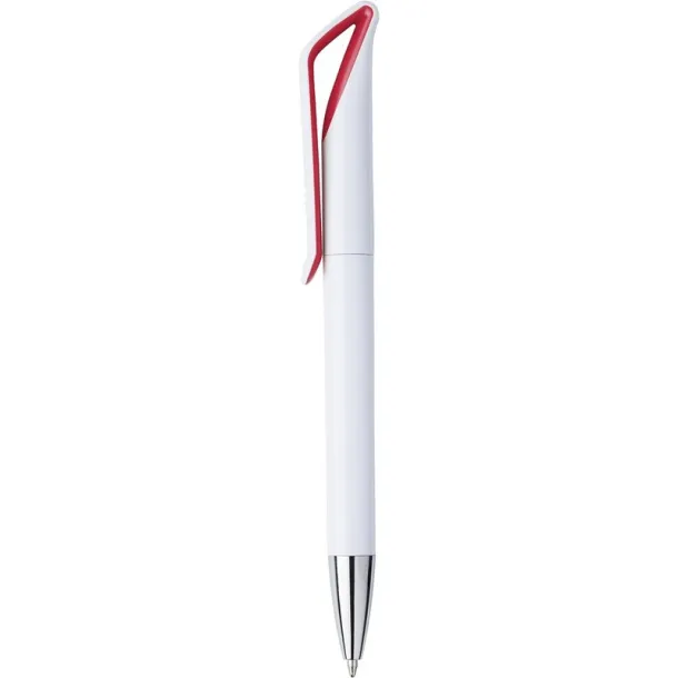  Geometric ball pen red