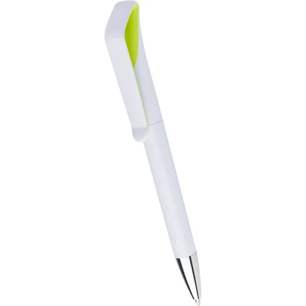  Geometric ball pen light green