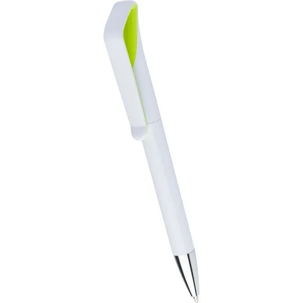  Geometric ball pen light green