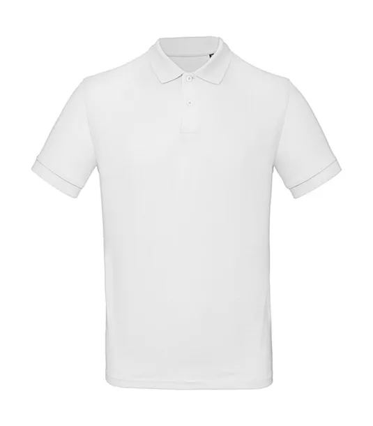  Organic Inspire muška polo majica od organskog pamuka, 170 g/m² - B&C Bijela