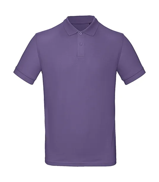  Organic Inspire muška polo majica od organskog pamuka - B&C Millenial Lilac