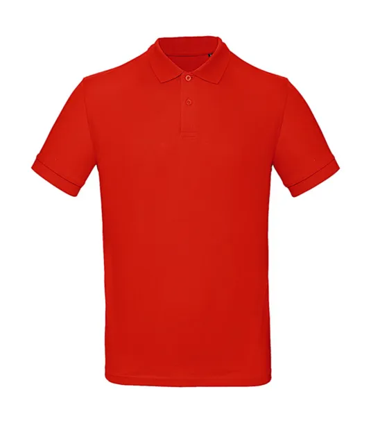  Organic Inspire Polo /men - B&C Fire Red