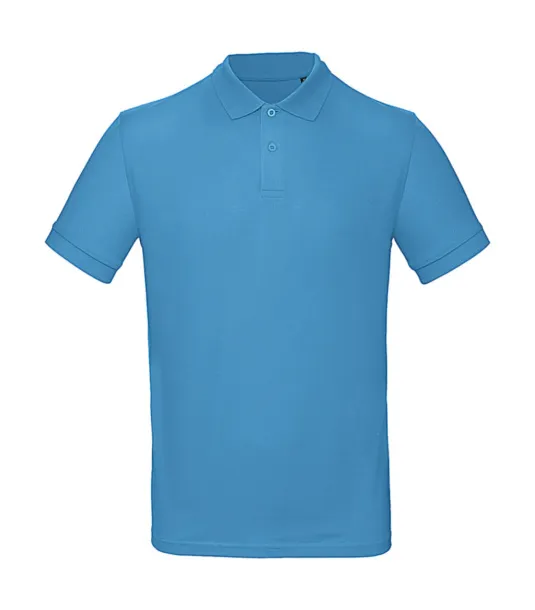  Organic Inspire muška polo majica od organskog pamuka, 170 g/m² - B&C Very Turquoise