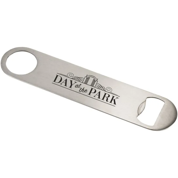 Paddle bottle opener - Bullet Silver