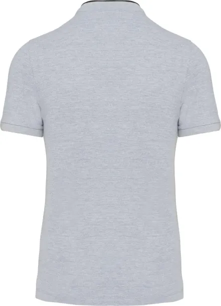  Muška polo majica kratkih rukava, 220 g/m2 - Kariban Oxford Grey Crna