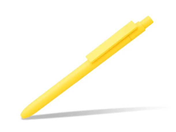 AVA Plastic ball pen Yellow