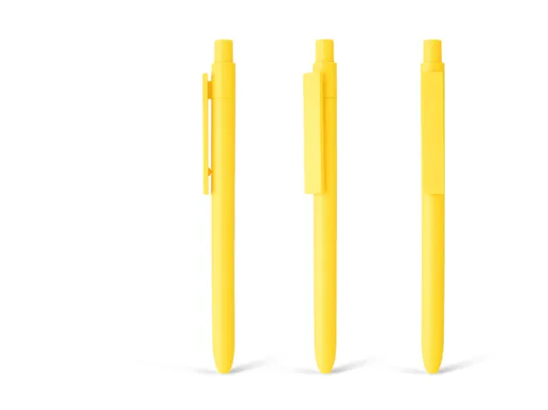 AVA Plastic ball pen Yellow