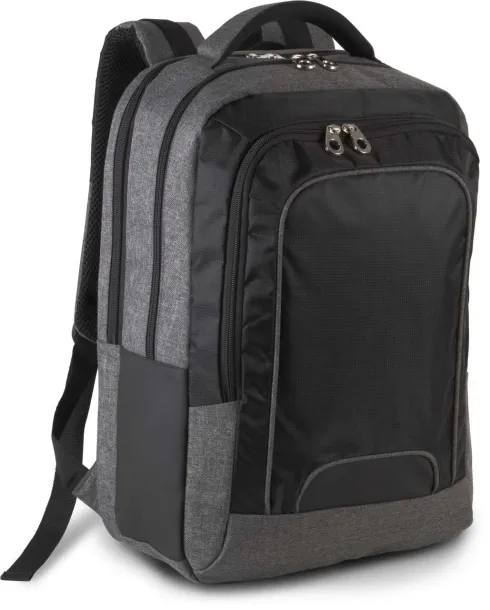  BUSINESS LAPTOP BACKPACK - Kimood Dark Grey Heather Black