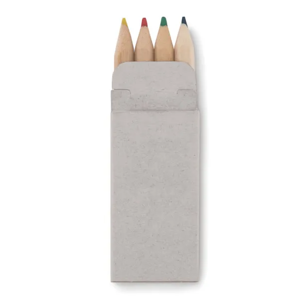 PETIT ABIGAIL 4 mini coloured pencils Beige