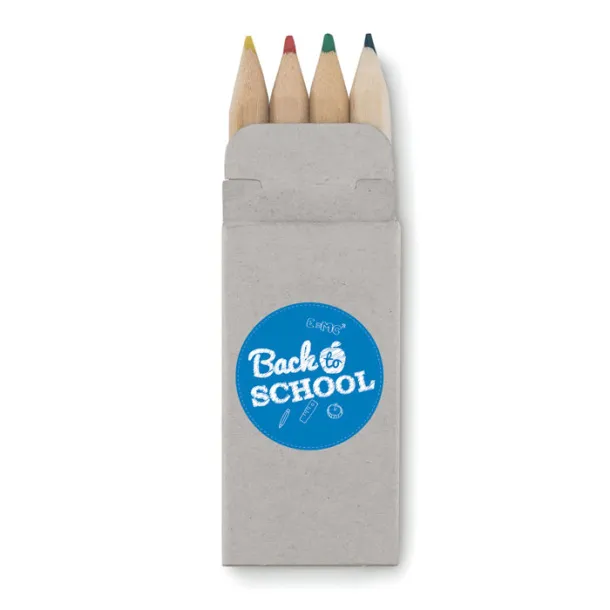 PETIT ABIGAIL 4 mini coloured pencils Beige