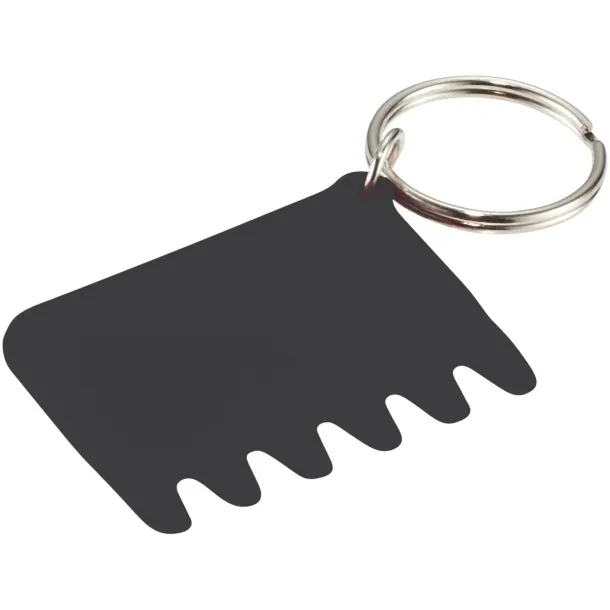 Whisk silicone keyboard brush and keychain - Bullet Solid black