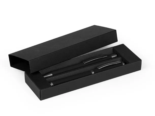 INK Metal ball pen and roller pen set Black