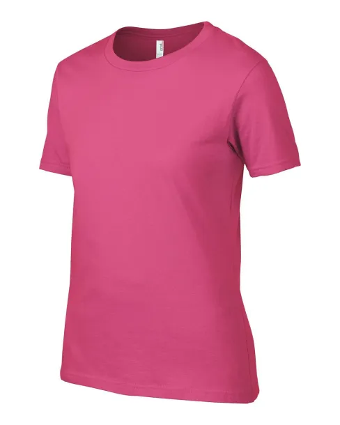  WOMEN'S LIGHTWEIGHT TEE - Anvil Safety Pink