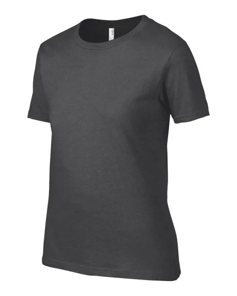  WOMEN'S LIGHTWEIGHT TEE - Anvil Dark Heather