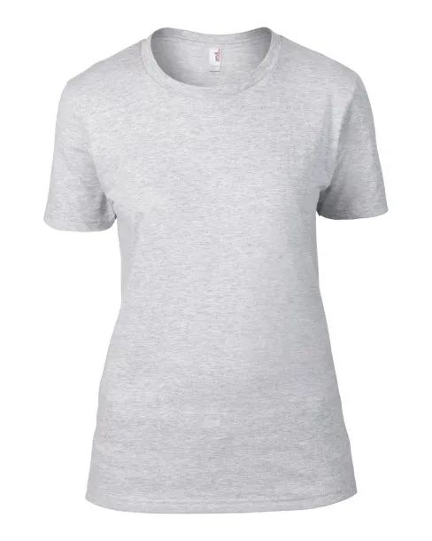  WOMEN'S LIGHTWEIGHT TEE - Anvil Heather Grey