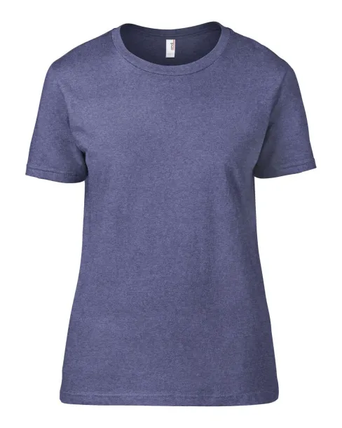  WOMEN'S LIGHTWEIGHT TEE - Anvil Heather Blue