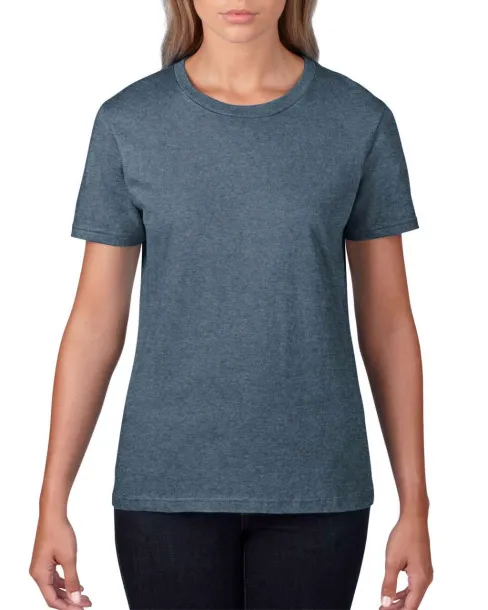  WOMEN'S LIGHTWEIGHT TEE - Anvil Heather Navy