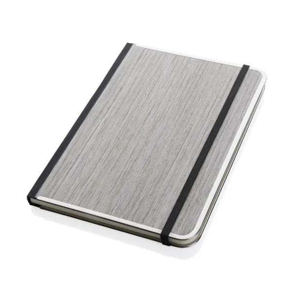  Treeline deluxe notes s drvenim koricama i metalnim okvirom, A5 - XD Collection Siva