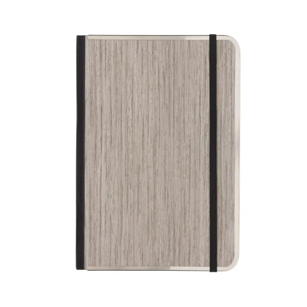  Treeline deluxe notes s drvenim koricama i metalnim okvirom, A5 - XD Collection Siva