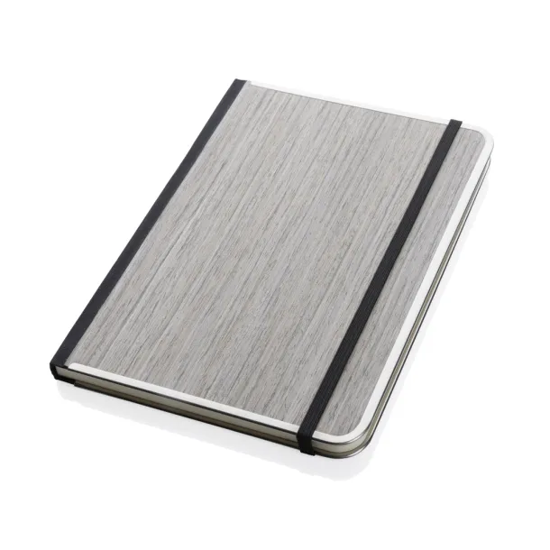  Treeline deluxe notes s drvenim koricama i metalnim okvirom, A5 - XD Collection Siva