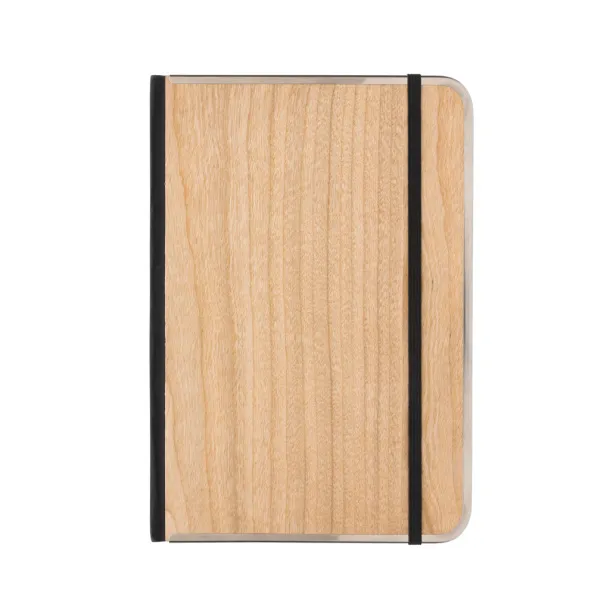  Treeline deluxe notes s drvenim koricama i metalnim okvirom, A5 - XD Collection brown