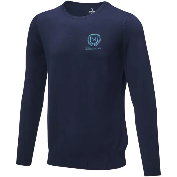 Merrit men's crewneck pullover - Elevate Life Navy Blue