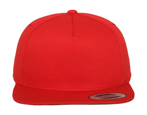  Classic 5 Panel Snapback - Classics Crvena