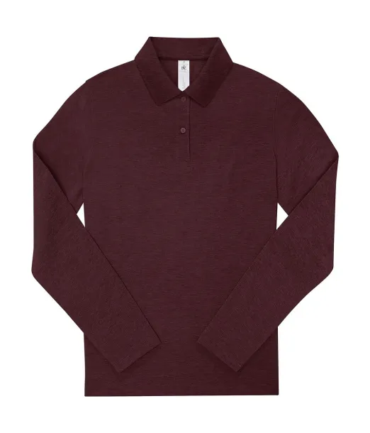  My Polo 210 LSL /Women - B&C Heather Burgundy