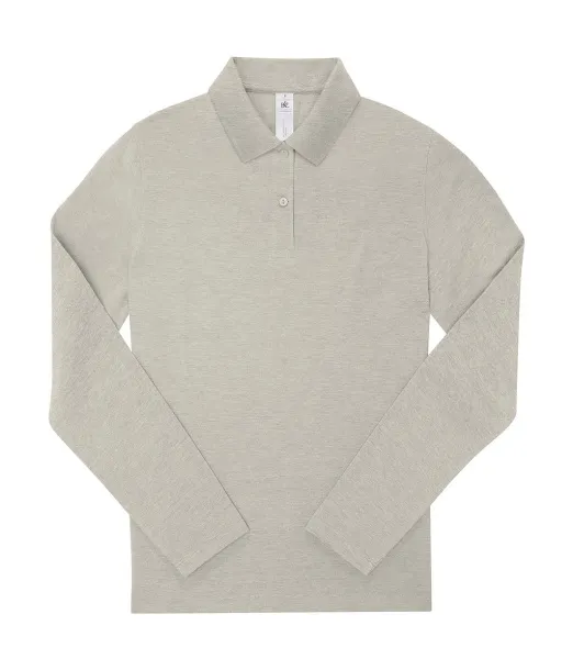  Ženska polo majica, 210 g/m² - B&C Heather Grey Fog