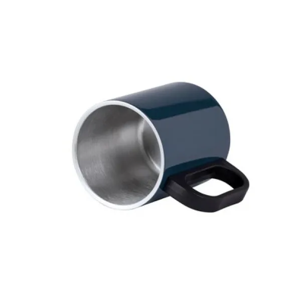  Recycled stainless steel mug 300 ml navy blue